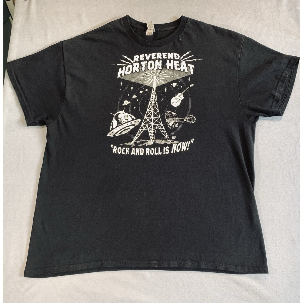 Reverend Horton Heat Graphic T-Shirt Mens XL Black Rockabilly